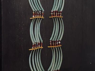 Dentallium Shell Breast Plate