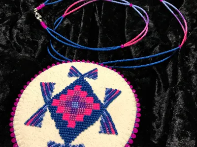 Flat Stitched Medallion