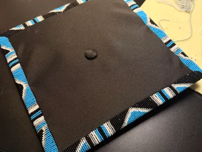 Beaded Graduation Cap